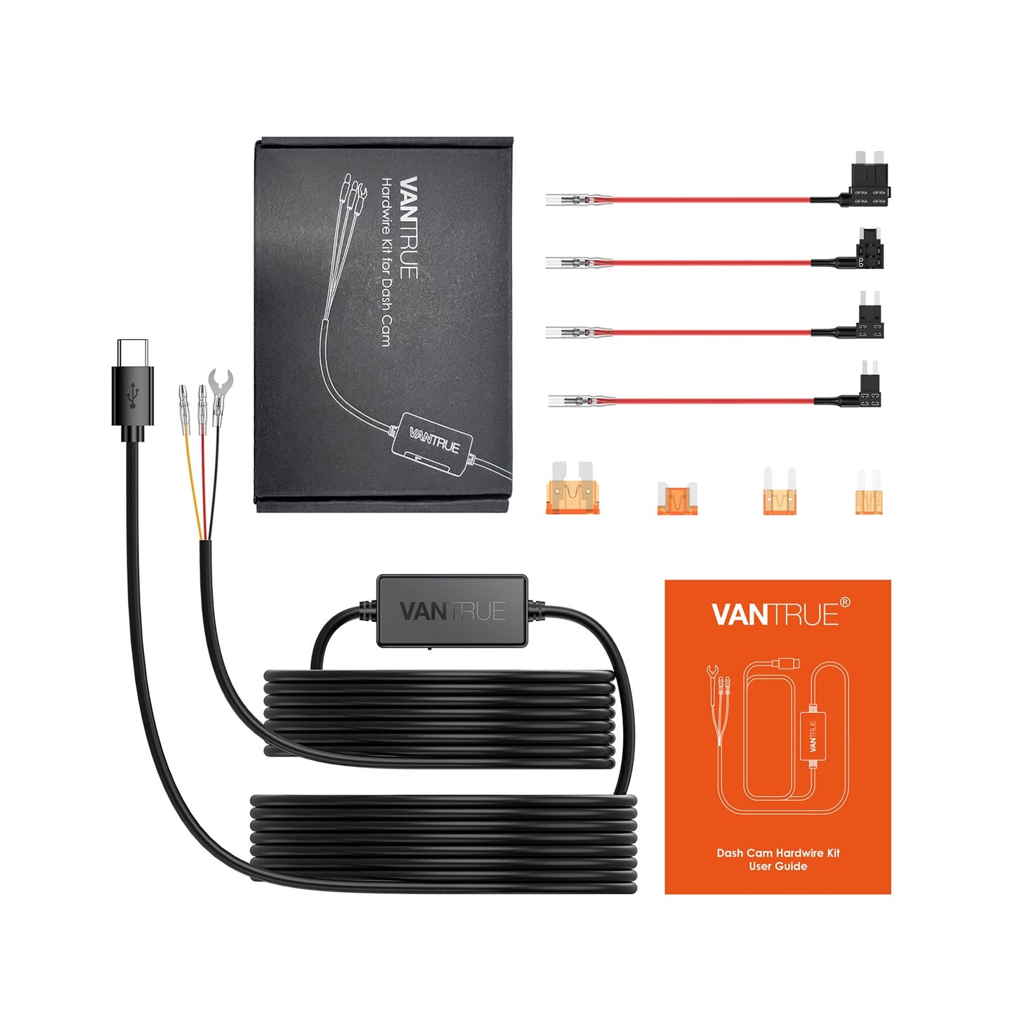 Kit de cableado Universal 11.5ft ACC de Vantrue